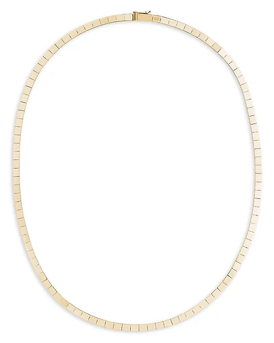 Lana Jewelry 14K Yellow Gold Flash Tile Collar Necklace, 16