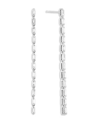Lana Jewelry Baguette Diamond Tennis Linear Drop Earrings
