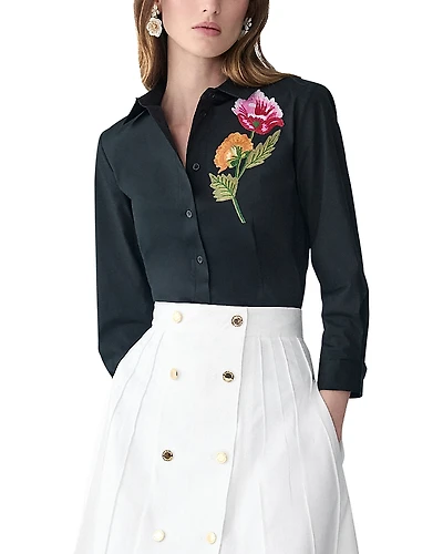 Carolina Herrera Embellished Icon Shirt
