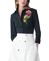 Carolina Herrera Embellished Icon Shirt