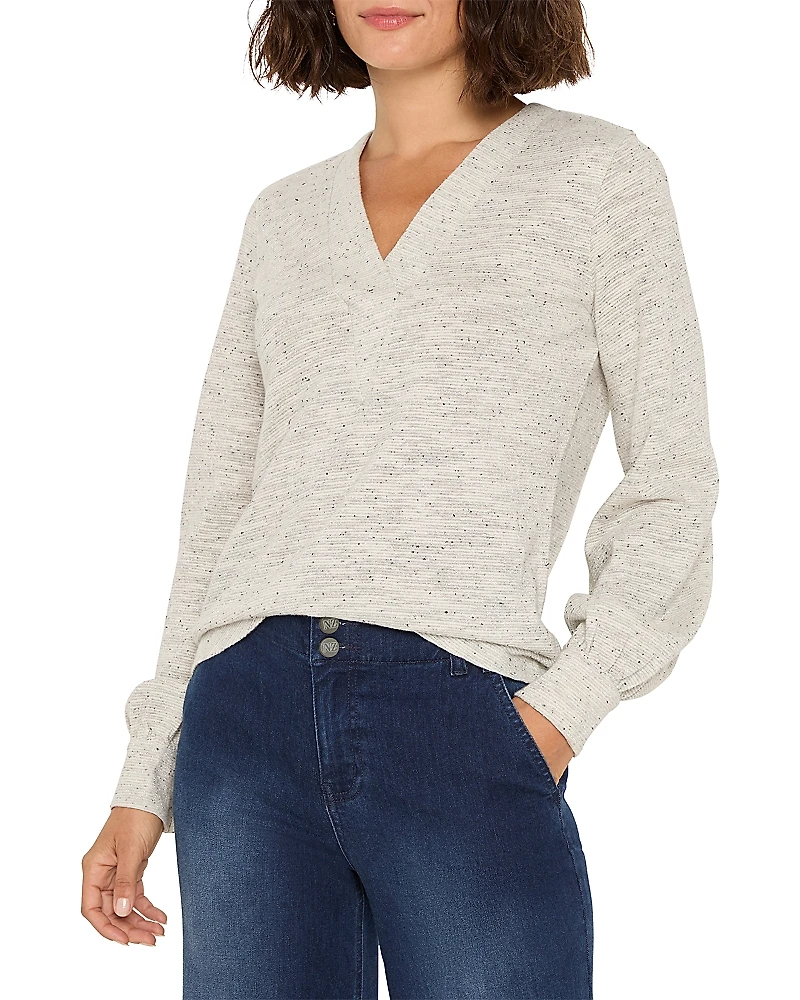 Nic+Zoe Downtown Sparkle Nep Knit Sweater