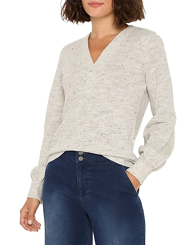 Nic+Zoe Downtown Sparkle Nep Knit Sweater