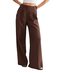 Nasty Gal Premium Tailored Tie Detail Pants