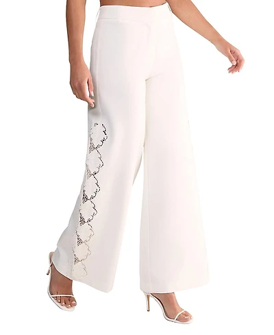 Nasty Gal Cutwork Side Tailored Wide Leg Pants