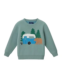 Andy & Evan Boys' Happy Camper Sweater - Little Kid