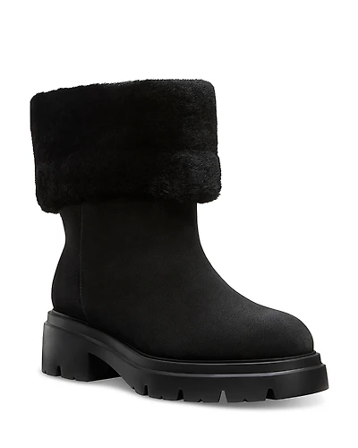 Stuart Weitzman Women's Hudson Shearling Booties