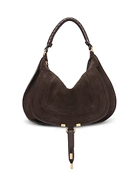 Chloe Marcie Medium Suede Shoulder Bag
