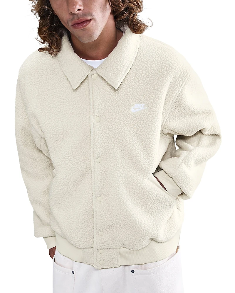 Nike Club Fleece Coaches Loose Fit Jacket