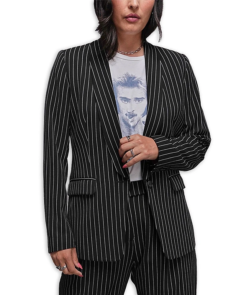 Wildfang The Empower Pinstripe Tux Blazer