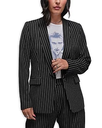 Wildfang The Empower Pinstripe Tux Blazer