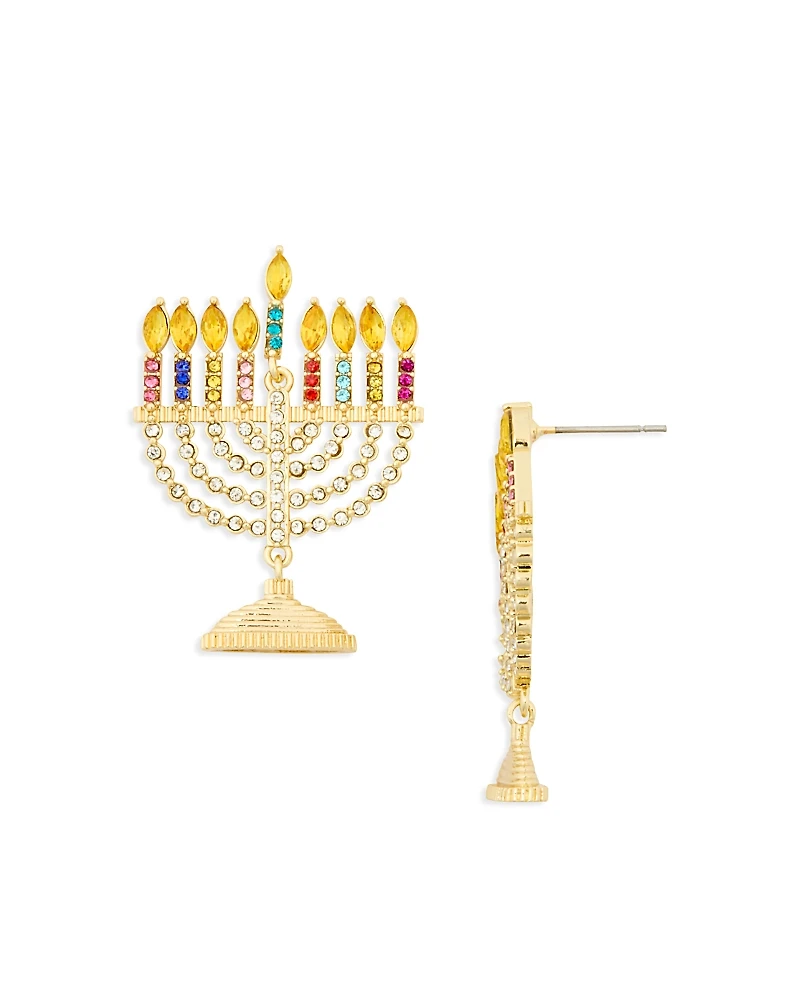 Baublebar Glow Big Menorah Earrings