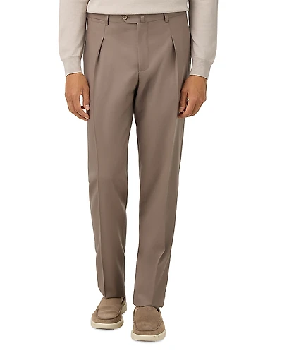 Boggi Milano Regular Fit Flannel Trousers