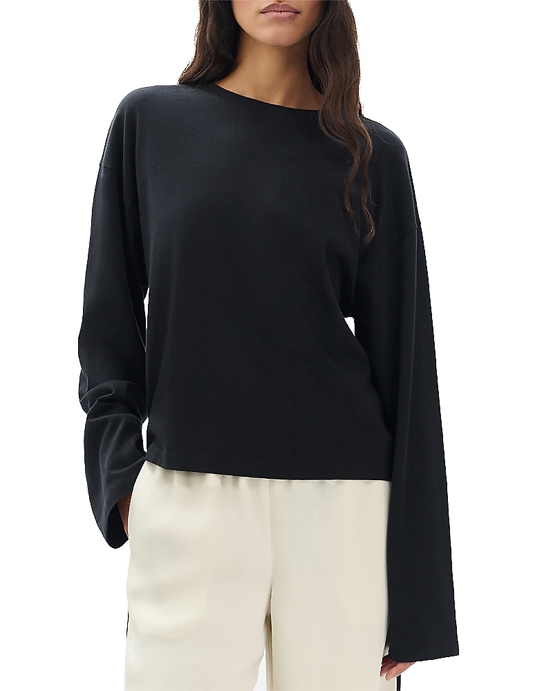 rag & bone Kelly Boxy Long Sleeve Tee