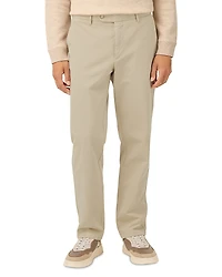 Boggi Milano Garment-Dyed Stretch Cotton Trousers