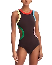Staud Dolce One Piece Swimsuit
