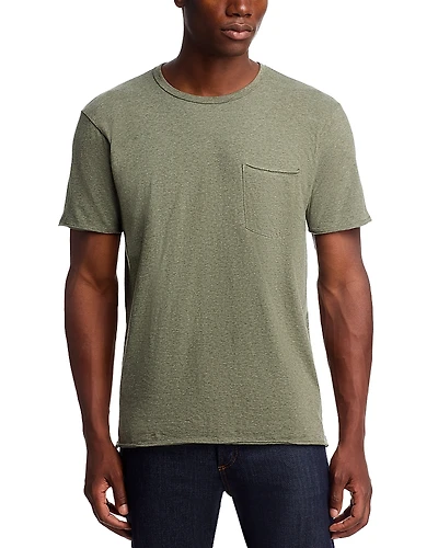 rag & bone Miles Melange Pocket Tee