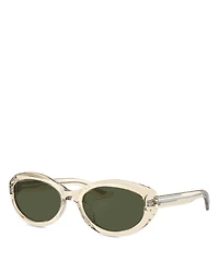 Khaite X Oliver Peoples Oval Sunglasses, 53mm