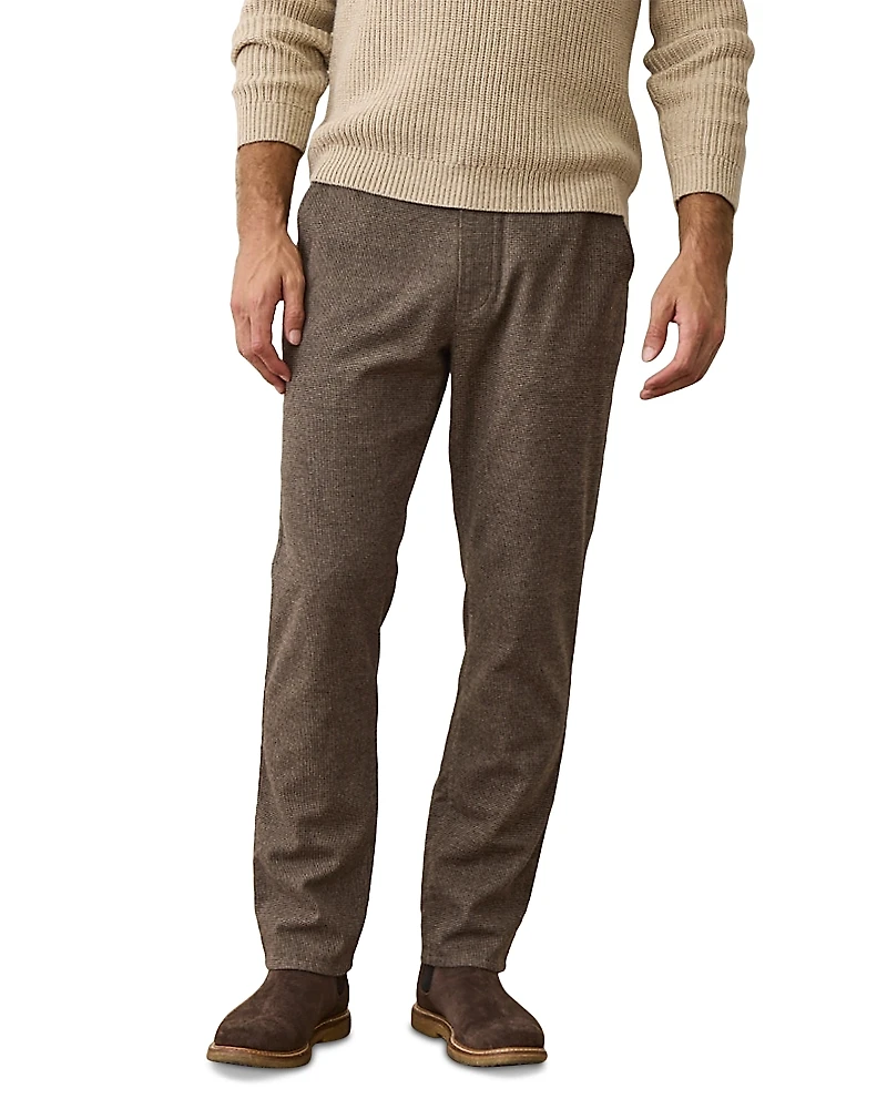 Marine Layer Slim Straight Houndstooth Chinos