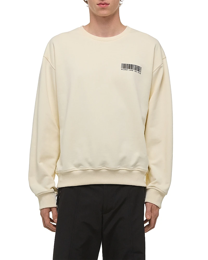 Helmut Lang Relaxed Fit Ski Schedule Sweatshirt