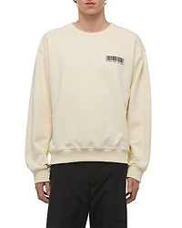Helmut Lang Relaxed Fit Ski Schedule Sweatshirt