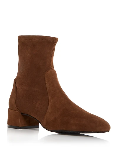 Stuart Weitzman Women's Maeve Block Heel Booties