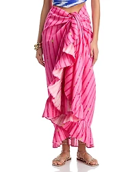 Coniglio Palm Beach Ruffle Power Pareo