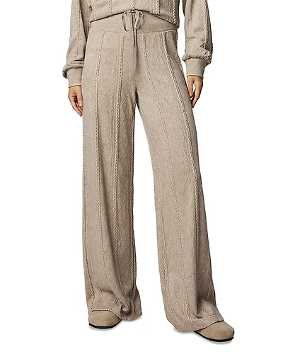 Splendid Cable Lounge Wide Leg Pants