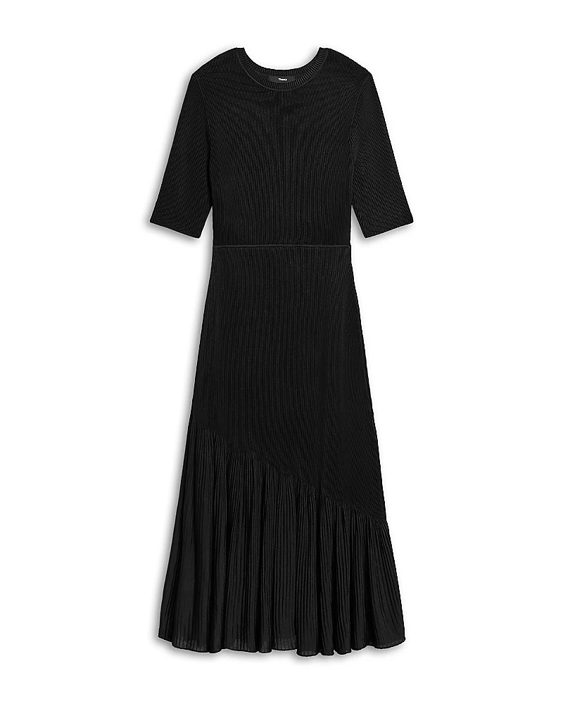 Theory Ottoman Stitch Midi Dress