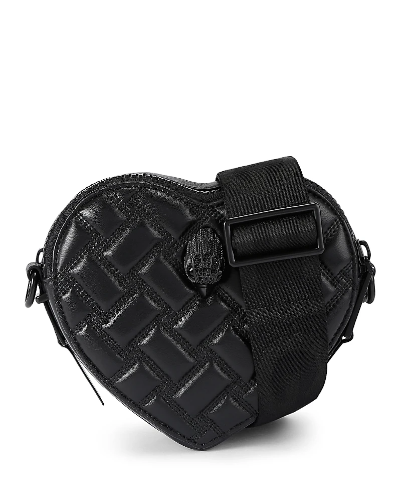 Kurt Geiger London Kensington Heart Mini Quilted Leather Crossbody