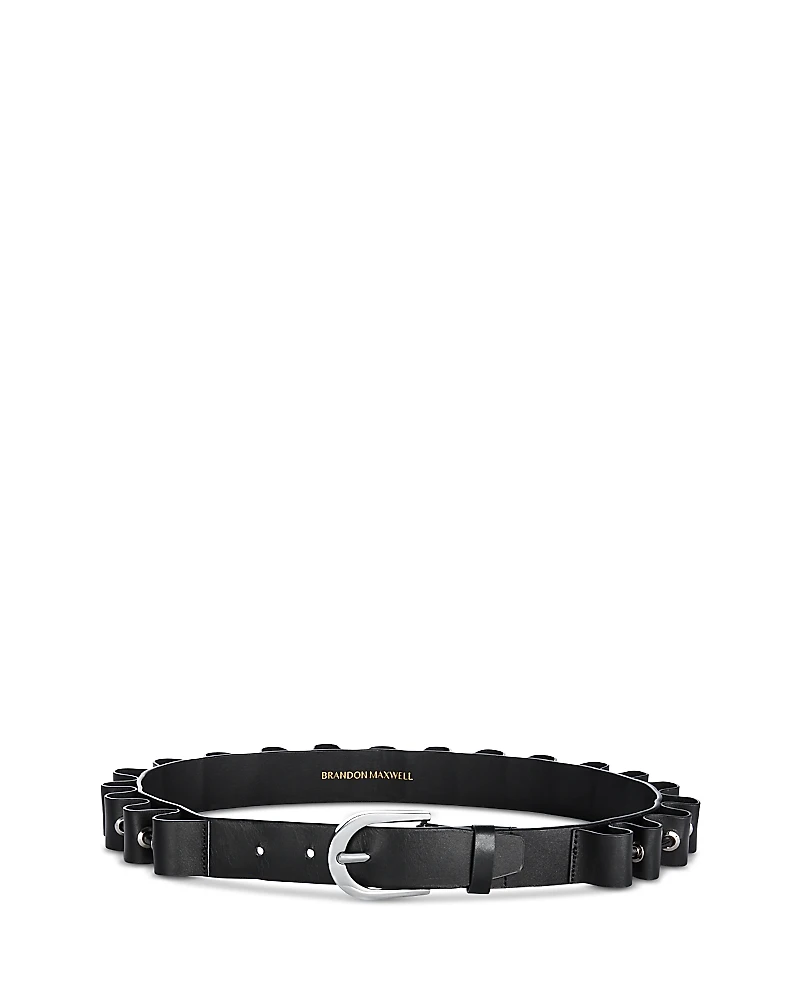 Brandon Maxwell Steele Leather Belt