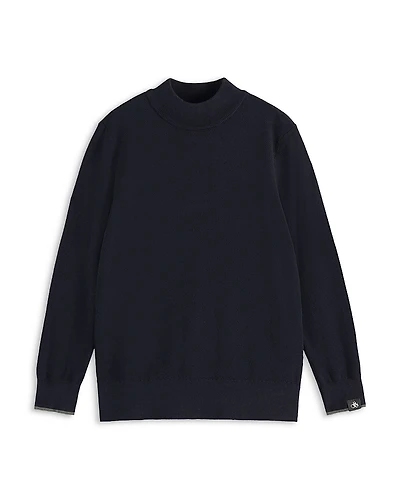 Scotch & Soda Boys' Regular Fit Mock Neck Sweater - Big Kid