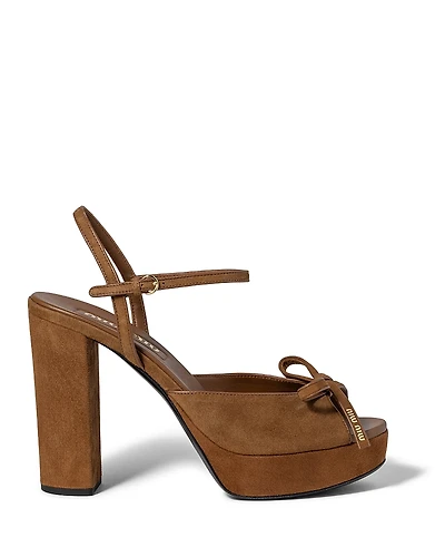Miu Women's Ankle Strap Platform Sandals