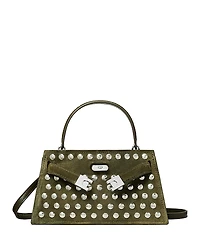 Tory Burch Studded Suede Top Handle Bag
