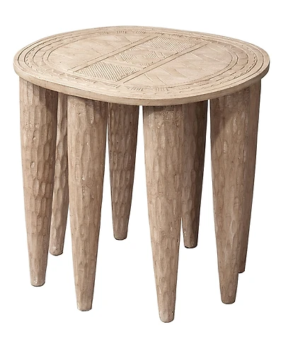 Jamie Young Naga Mango Wood Side Table