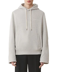 Lanvin Cotton Fleece and Cashmere Hoodie
