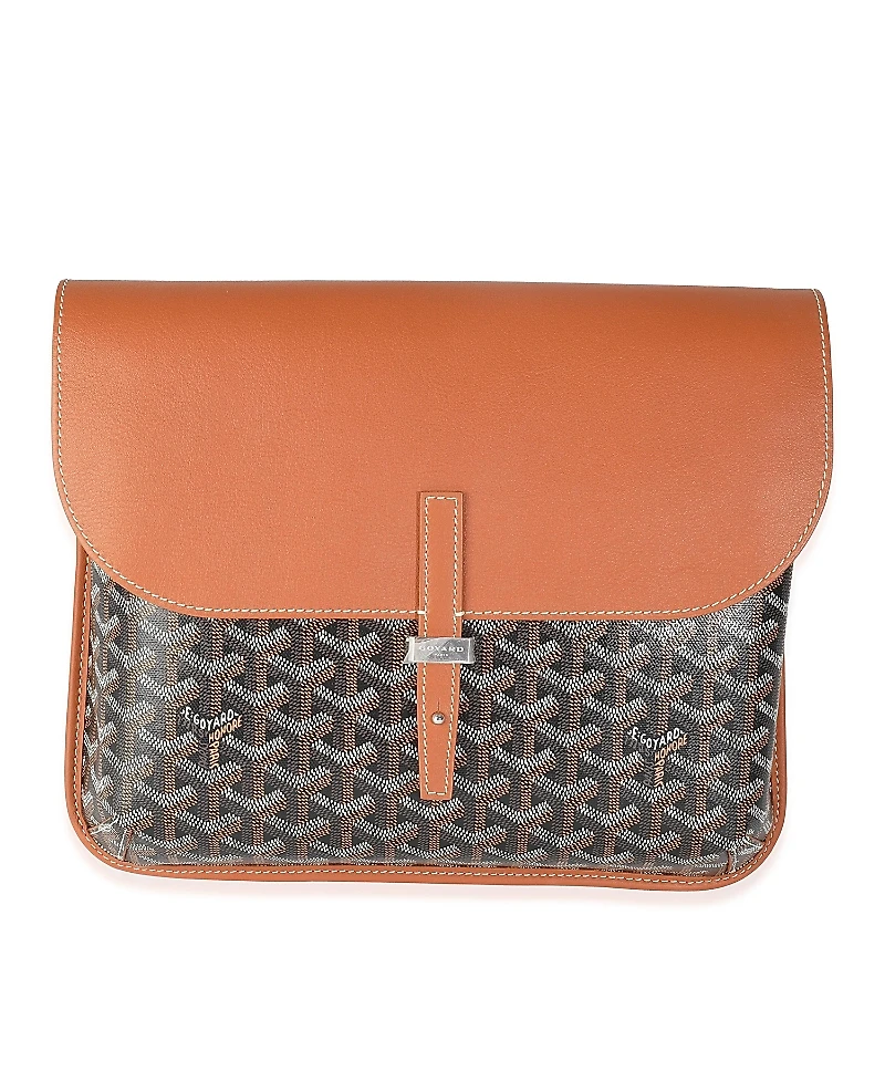 Pre-Owned Goyard Coursier Messenger Mm Canvas Handbag