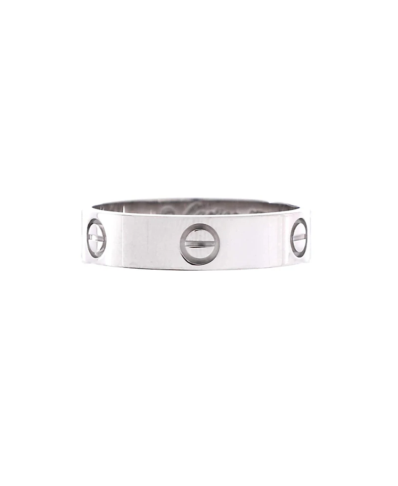 Pre-Owned Cartier Love Band Ring 18K White Gold