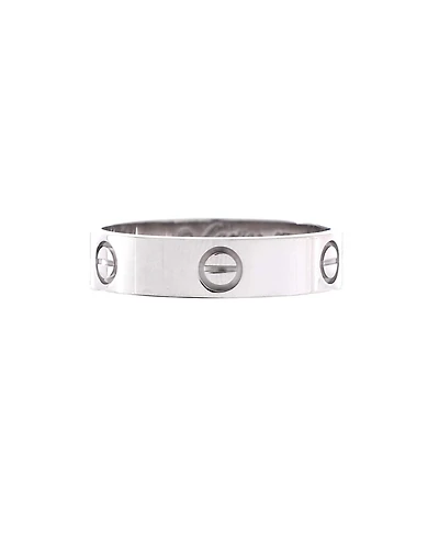 Pre-Owned Cartier Love Band Ring 18K White Gold