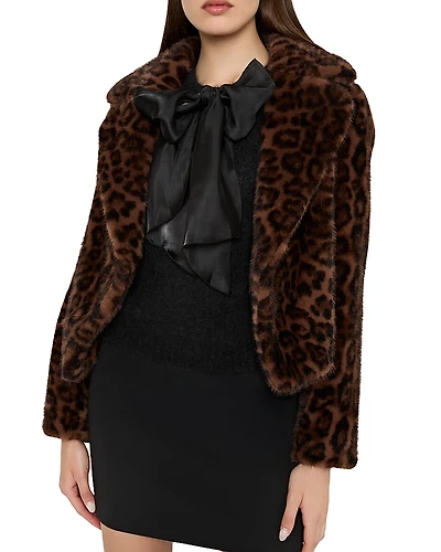 Milly Arya Faux Fur Coat
