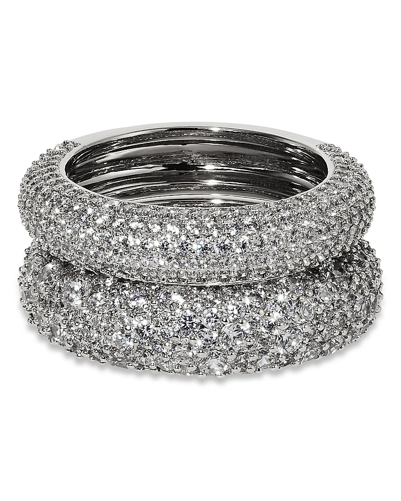 Nadri Crushed Pave Band Rings