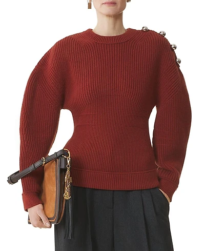 Lanvin Wool Ribbed Sweater