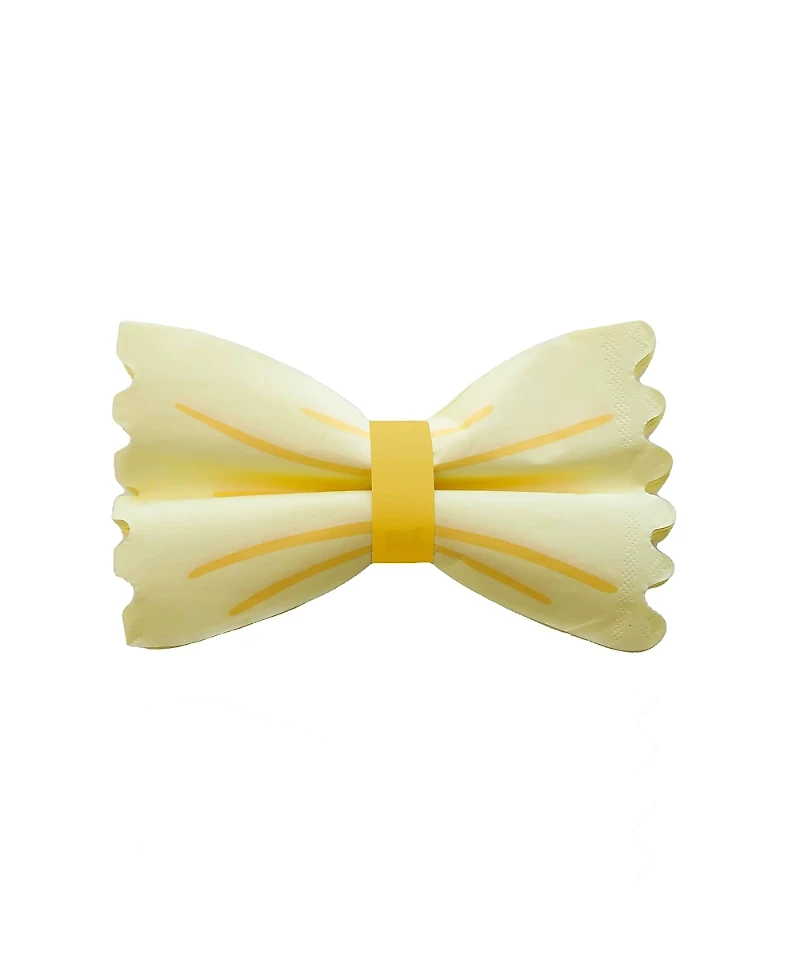 Jollity & Co. Le Dinner Pasta Noodle Paper Guest Napkins, Set of 16