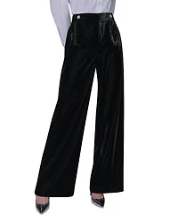 Karl Lagerfeld Paris Wide Leg Velvet Pants