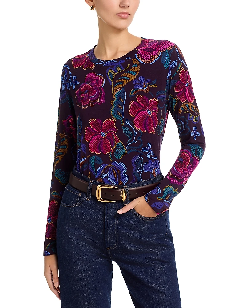 Johnny Was The Janie Favorite Long Sleeve Crewneck Tee