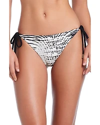 Red Carter Reversible Tie Side Bikini Bottom