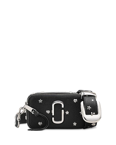 Marc Jacobs The Snapshot Icon Mini Studded Leather Camera Bag