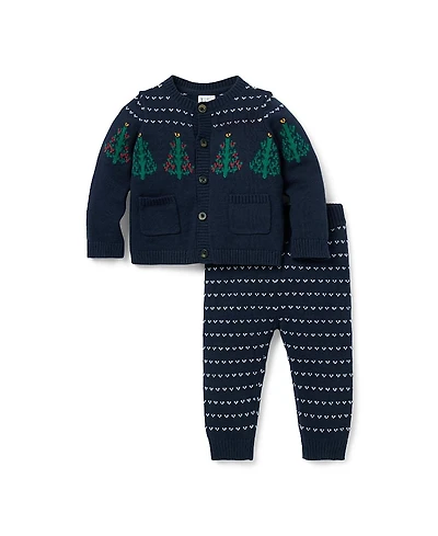 Janie and Jack Boys' The Holiday Matching Sweater Set - Baby