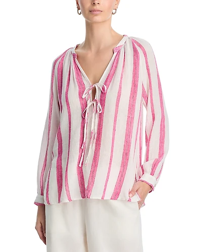 Rails Brielle Striped Tie Top