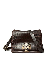 Tory Burch Kira Soft Croc Leather Shoulder Bag