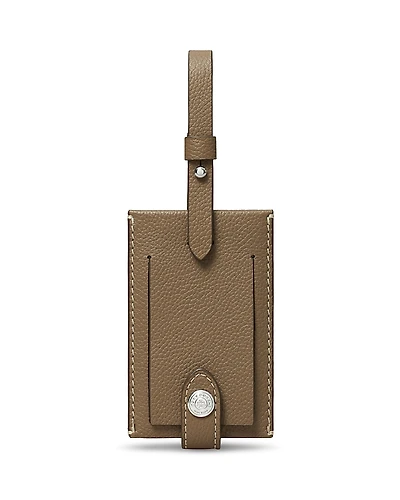 Tory Burch Leather Luggage Tag
